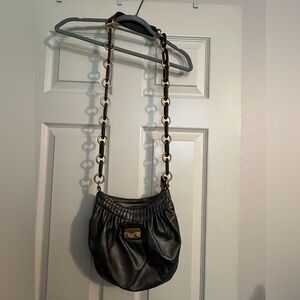 Marc by Marc Jacob’s gunmetal leather can be crossbody